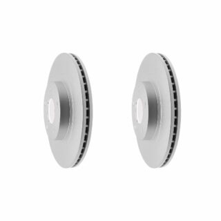Front Geomet Coated Anti Rust Brake Rotor Set of 2