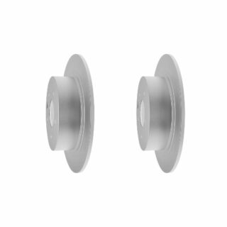 Rear Geomet Coated Anti Rust Brake Rotor Set of 2
