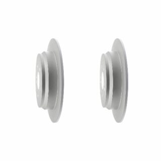 Rear Geomet Coated Anti Rust Brake Rotor Set of 2