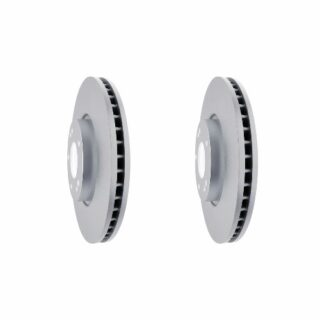 Front Geomet Coated Anti Rust Brake Rotor Set of 2