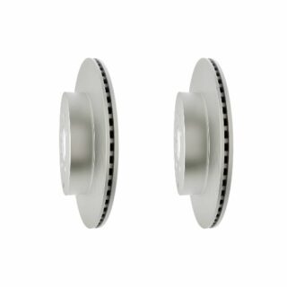 Rear Geomet Coated Anti Rust Brake Rotor Set of 2
