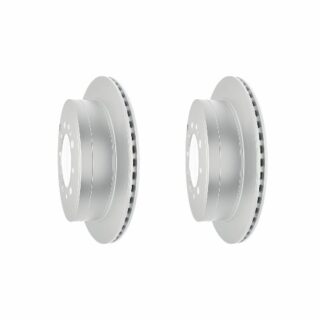 Rear Geomet Coated Anti Rust Brake Rotor Set of 2