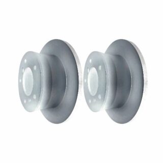 Rear Geomet Coated Anti Rust Brake Rotor Set of 2