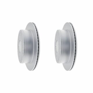 Rear Geomet Coated Anti Rust Brake Rotor Set of 2