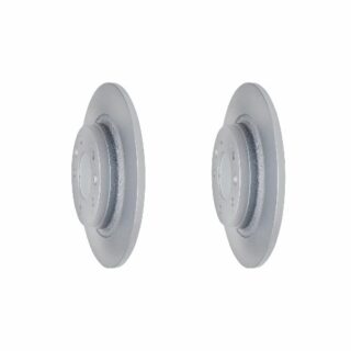 Rear Geomet Coated Anti Rust Brake Rotor Set of 2