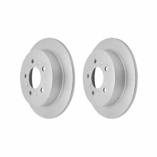 Rear Geomet Coated Anti Rust Brake Rotor Set of 2