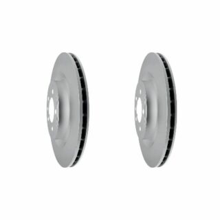 Rear Geomet Coated Anti Rust Brake Rotor Set of 2