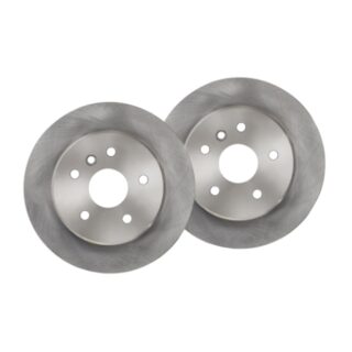 Rear Geomet Coated Anti Rust Brake Rotor Set of 2