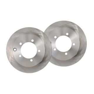 Rear Geomet Coated Anti Rust Brake Rotor Set of 2