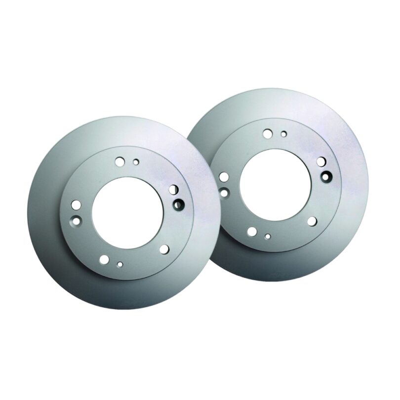 Front Geomet Coated Anti Rust Brake Rotor Set of 2