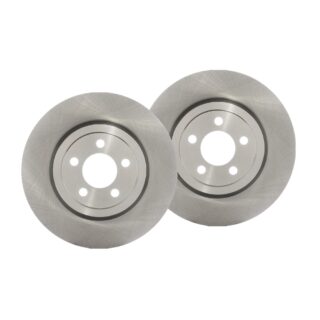 Front Geomet Coated Anti Rust Brake Rotor Set of 2