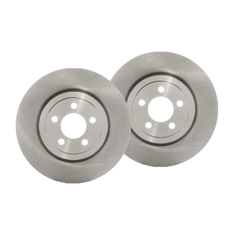 Front Geomet Coated Anti Rust Brake Rotor Set of 2