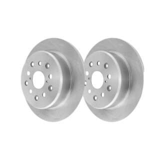 Rear Geomet Coated Anti Rust Brake Rotor Set of 2