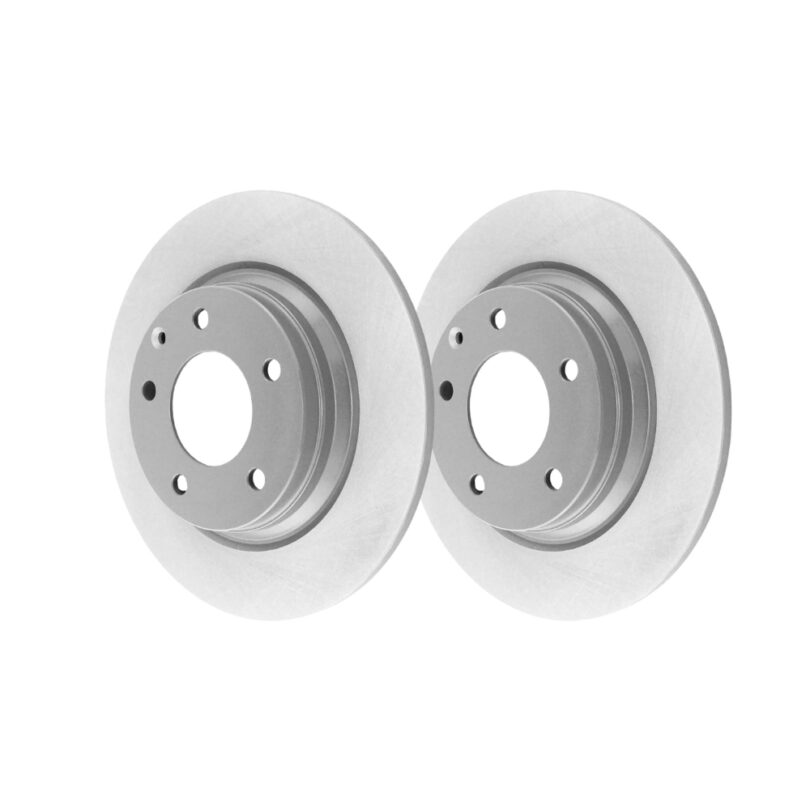 Rear Geomet Coated Anti Rust Brake Rotor Set of 2