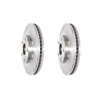 Front Geomet Coated Anti Rust Brake Rotor Set of 2