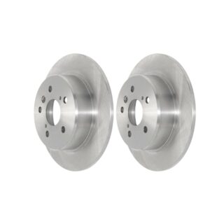 Rear Geomet Coated Anti Rust Brake Rotor Set of 2