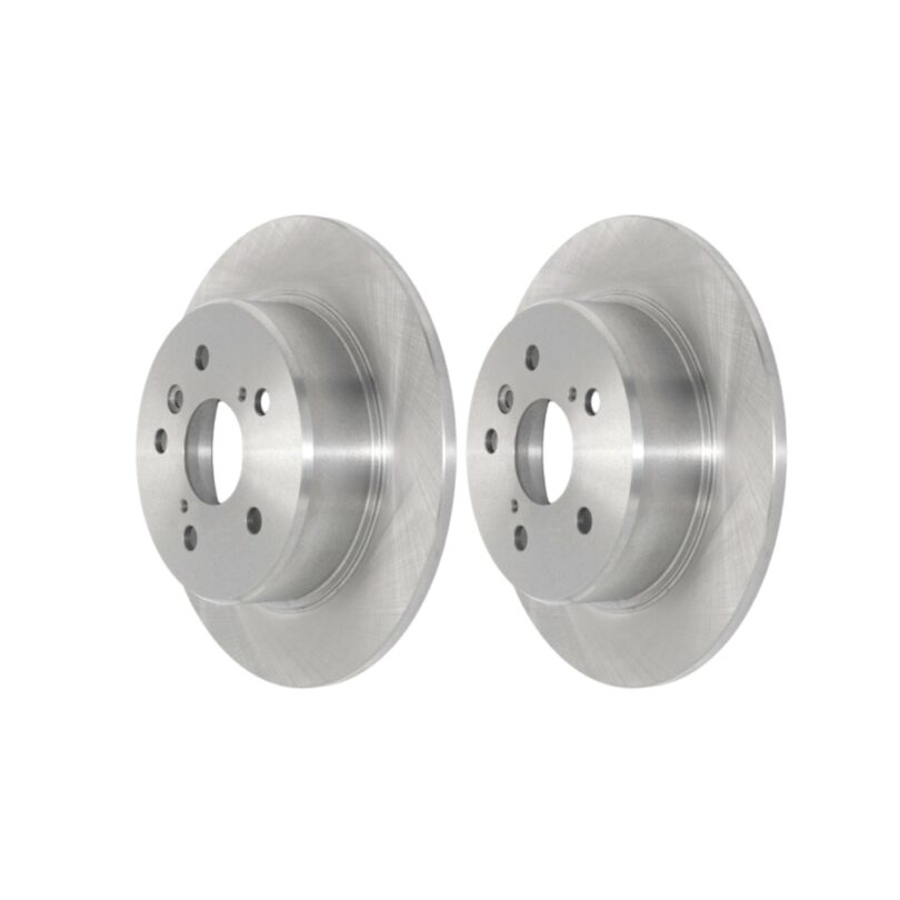 Rear Geomet Coated Anti Rust Brake Rotor Set of 2