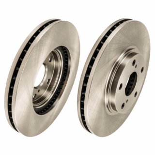 Front Geomet Coated Anti Rust Brake Rotor Set of 2