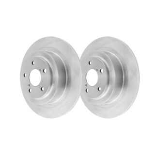 Rear Geomet Coated Anti Rust Brake Rotor Set of 2