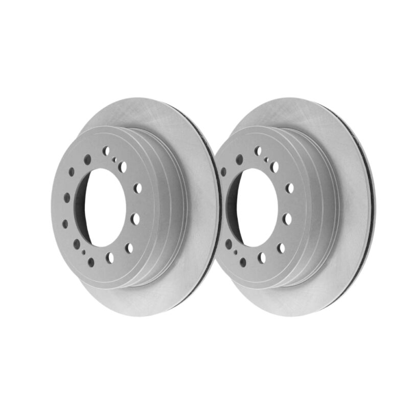 Rear Geomet Coated Anti Rust Brake Rotor Set of 2
