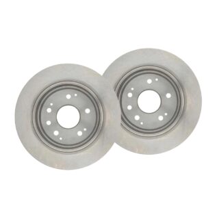 Rear Geomet Coated Anti Rust Brake Rotor Set of 2
