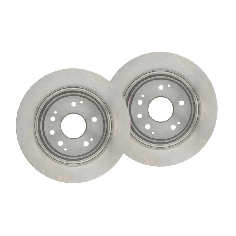 Rear Geomet Coated Anti Rust Brake Rotor Set of 2