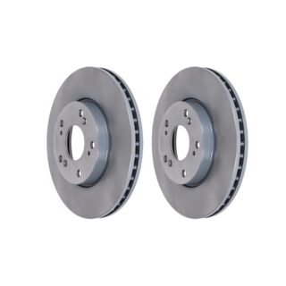 Rear Geomet Coated Anti Rust Brake Rotor Set of 2