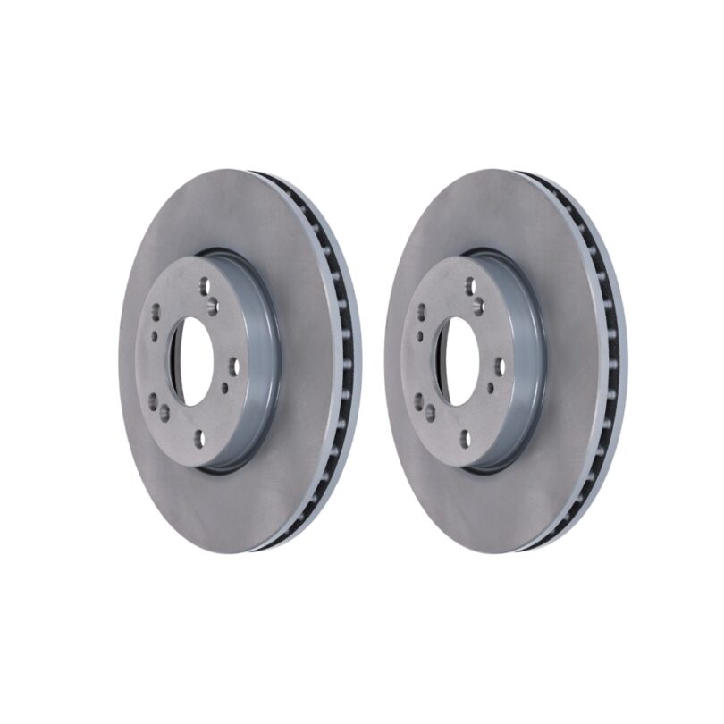Rear Geomet Coated Anti Rust Brake Rotor Set of 2