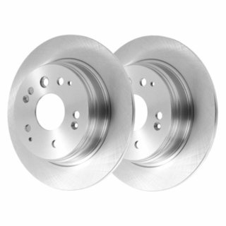 Rear Geomet Coated Anti Rust Brake Rotor Set of 2