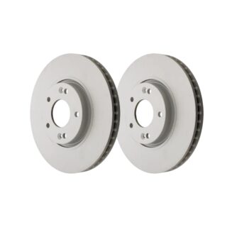 Rear Geomet Coated Anti Rust Brake Rotor Set of 2