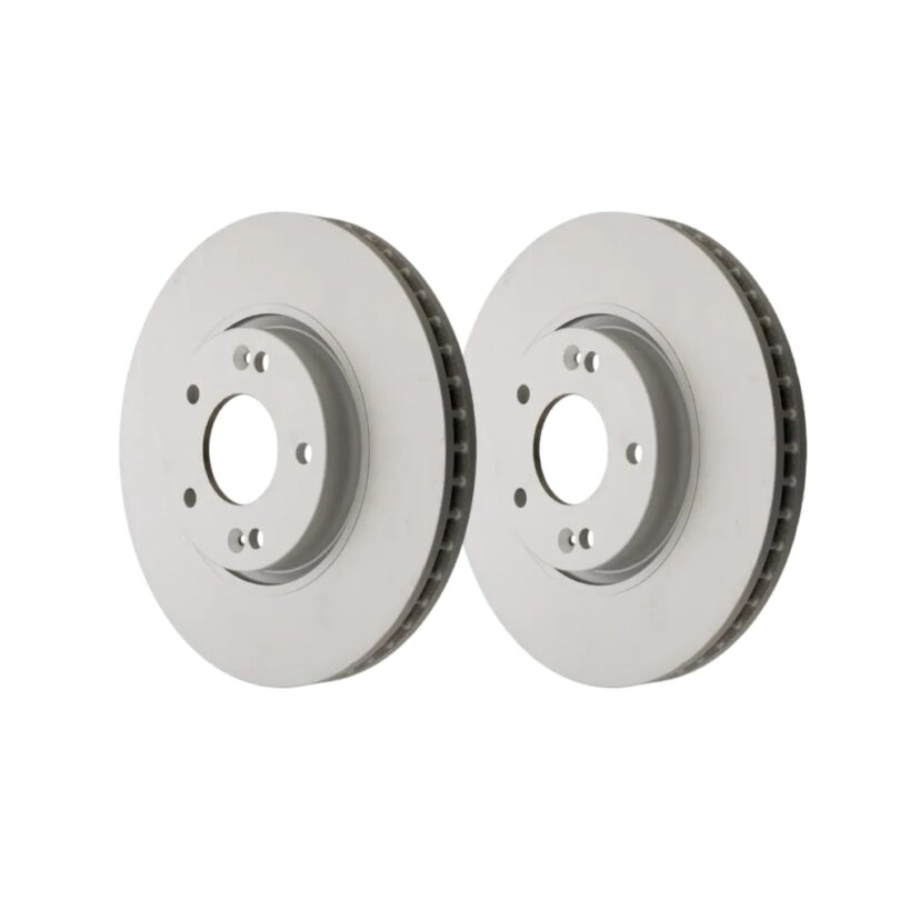 Rear Geomet Coated Anti Rust Brake Rotor Set of 2