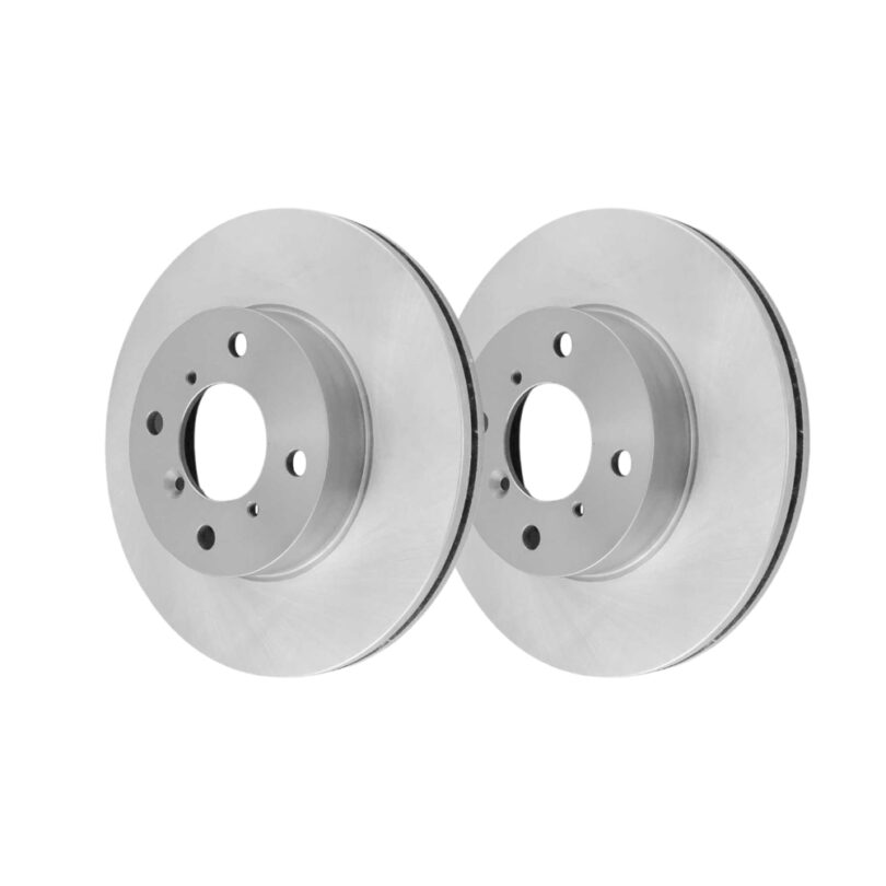 Front Geomet Coated Anti Rust Brake Rotor Set of 2
