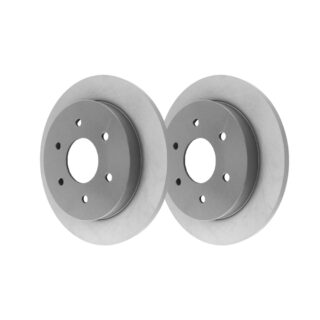 Rear Geomet Coated Anti Rust Brake Rotor Set of 2