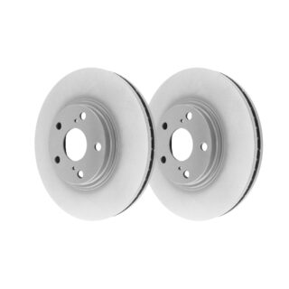 Front Geomet Coated Anti Rust Brake Rotor Set of 2
