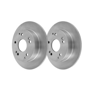 Rear Geomet Coated Anti Rust Brake Rotor Set of 2