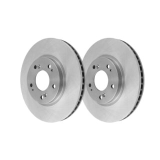 Front Geomet Coated Anti Rust Brake Rotor Set of 2