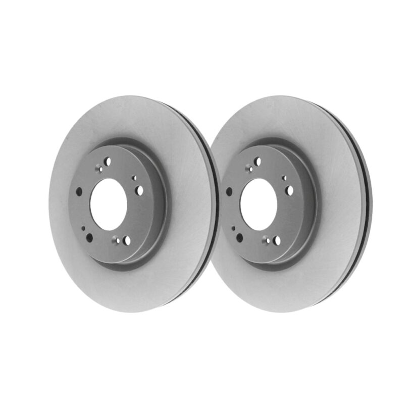 Front Geomet Coated Anti Rust Brake Rotor Set of 2