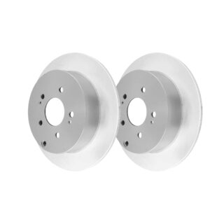 Rear Geomet Coated Anti Rust Brake Rotor Set of 2
