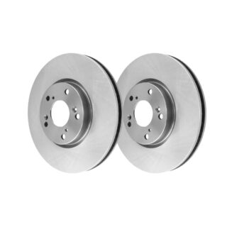 Front Geomet Coated Anti Rust Brake Rotor Set of 2