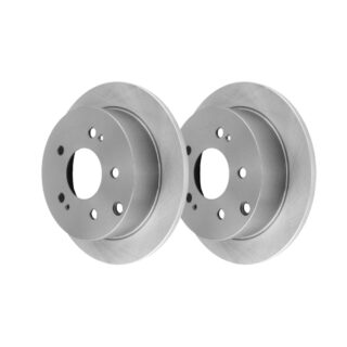 Rear Geomet Coated Anti Rust Brake Rotor Set of 2