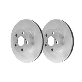 Front Geomet Coated Anti Rust Brake Rotor Set of 2