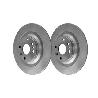 Rear Geomet Coated Anti Rust Brake Rotor Set of 2