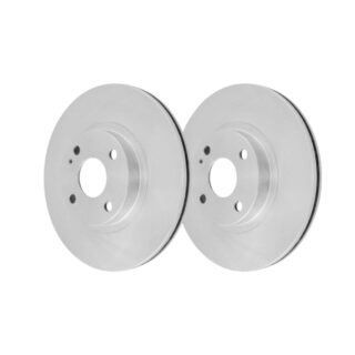 Front Geomet Coated Anti Rust Brake Rotor Set of 2