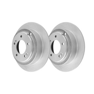 Rear Geomet Coated Anti Rust Brake Rotor Set of 2