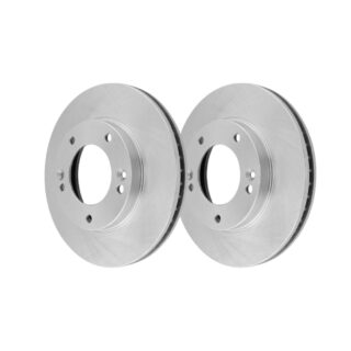 Front Geomet Coated Anti Rust Brake Rotor Set of 2