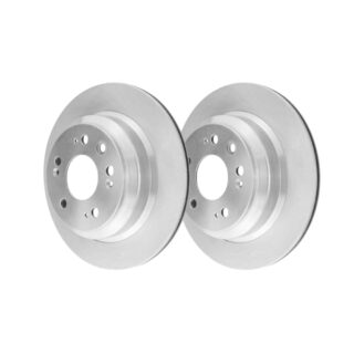Rear Geomet Coated Anti Rust Brake Rotor Set of 2