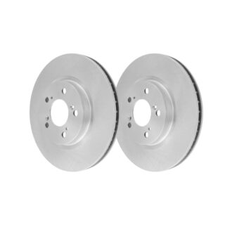 Front Geomet Coated Anti Rust Brake Rotor Set of 2