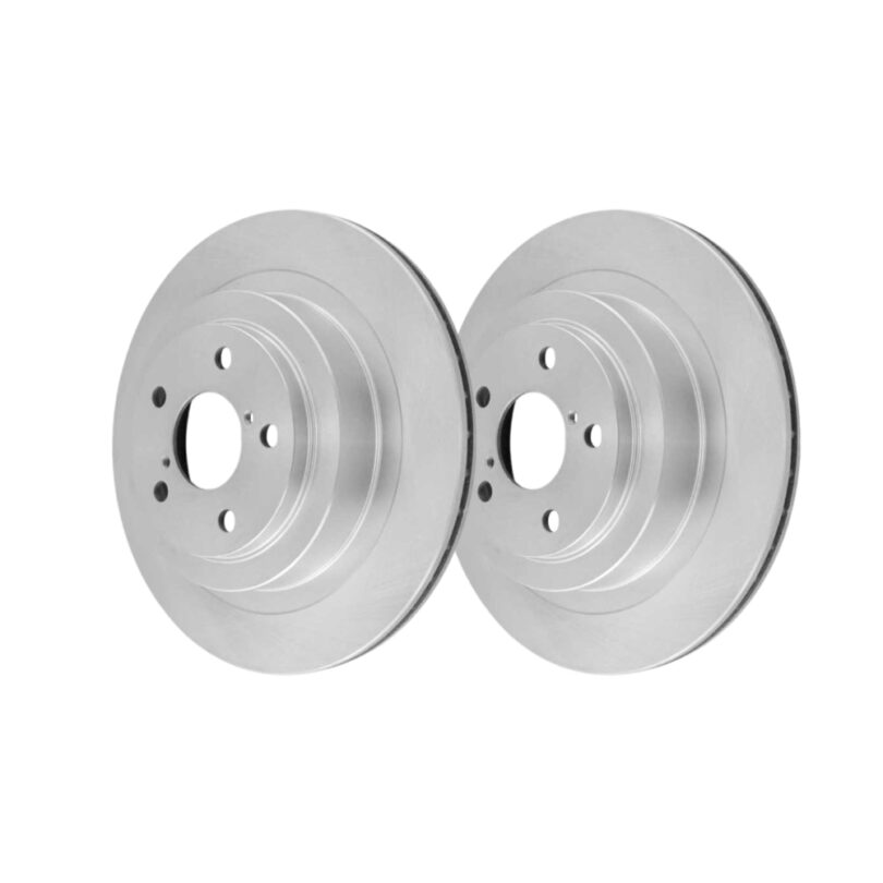 Rear Geomet Coated Anti Rust Brake Rotor Set of 2