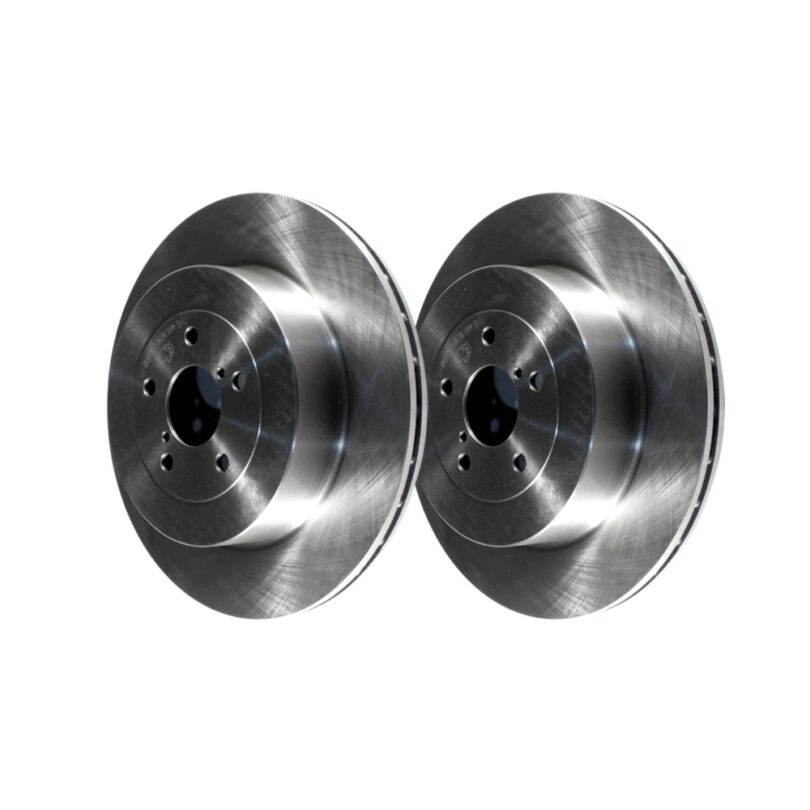 Rear Geomet Coated Anti Rust Brake Rotor Set of 2