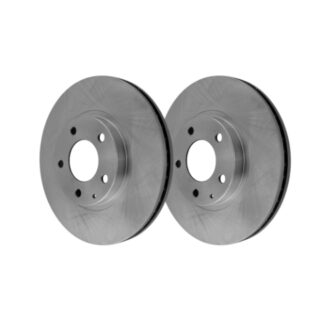 Front Geomet Coated Anti Rust Brake Rotor Set of 2